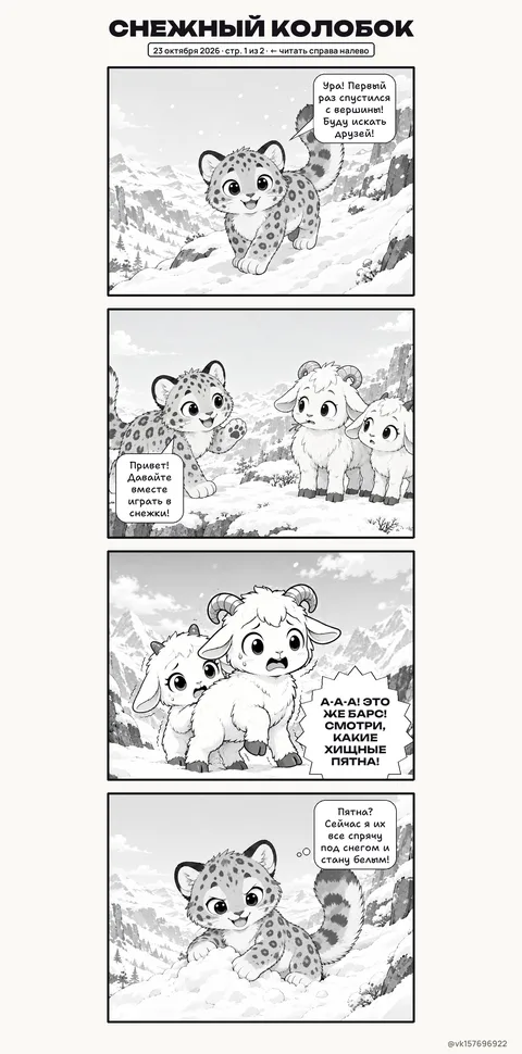 Снежный колобок
